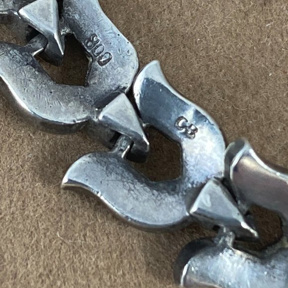 Bucherer Watch Swiss Made in 800 Silver  Marcasite - Picture 4 of 8